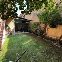 Jardín después del mantenimiento