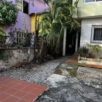 Área exterior antes de jardinería